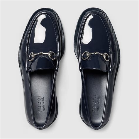 gucci rubber horsebit loafer review